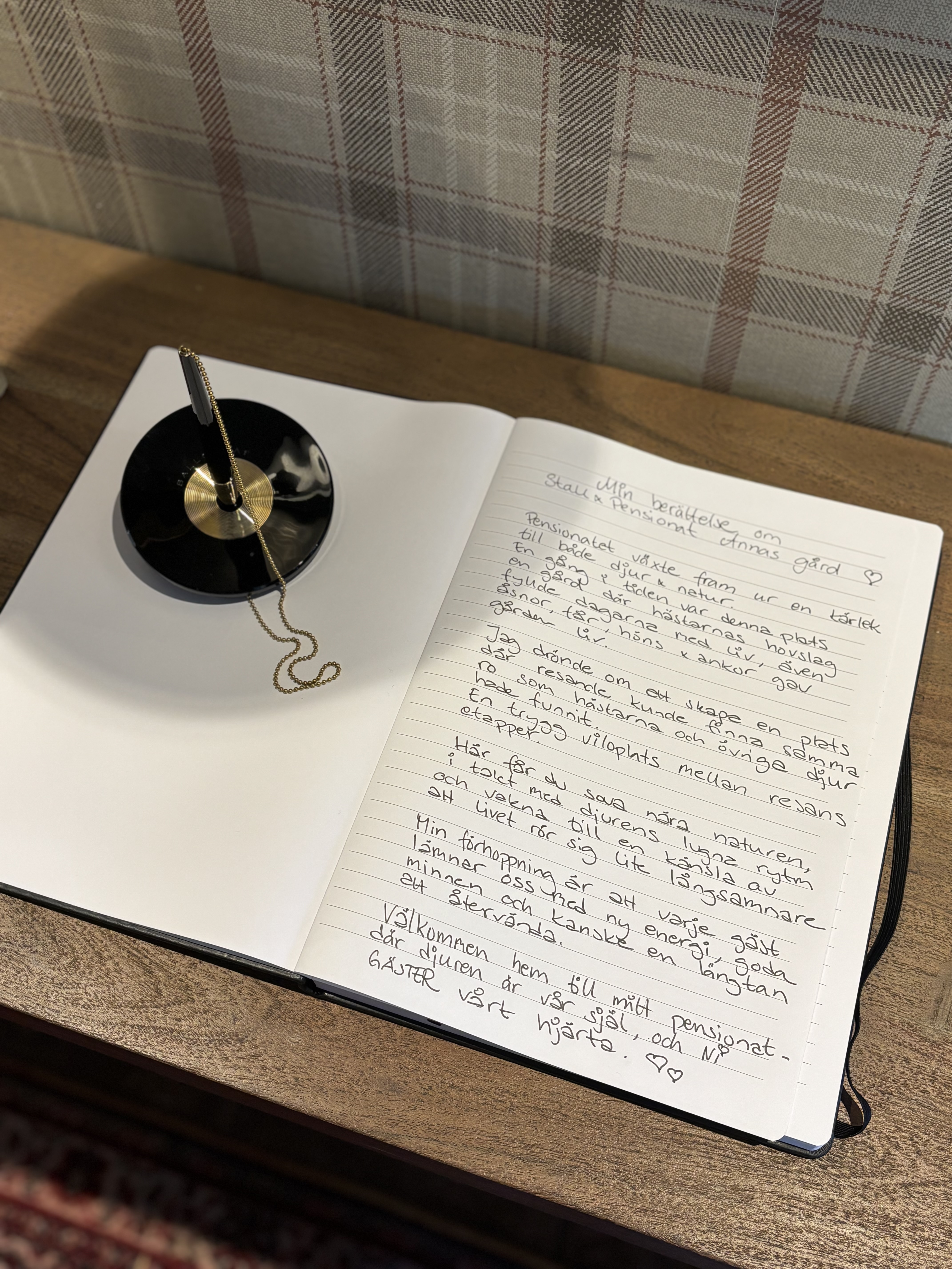 Bild på insidan, Annas Gård