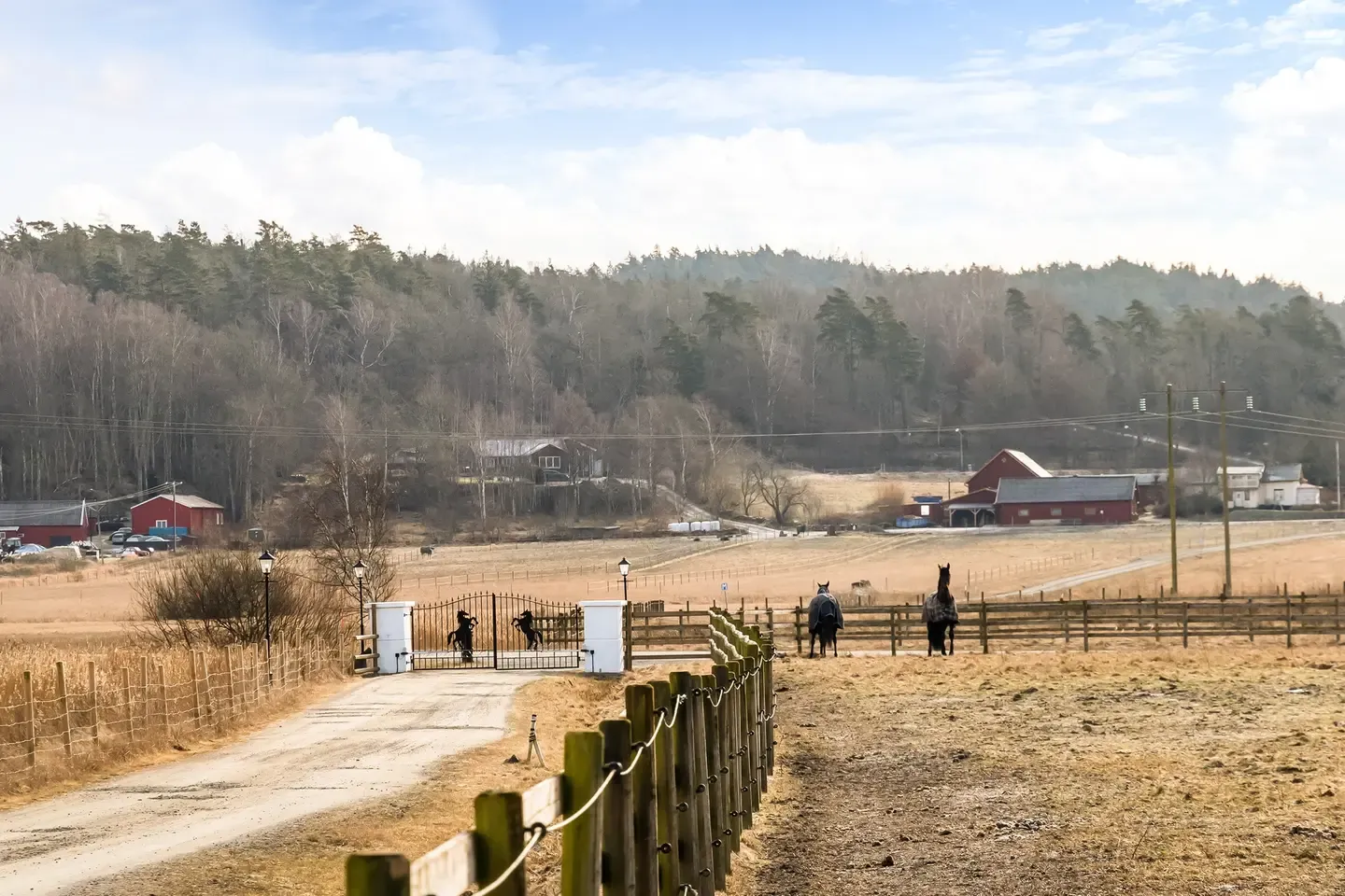 Bild på utsikt över Annas Gård